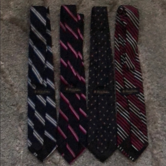 Brooks brothers set of 4 mens ties - Picture 2 of 6